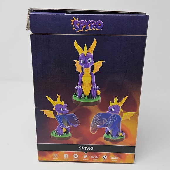 Gaming Cable Guy Spyro The Dragon Charging Controller and Device Holder - Picture 7 of 12